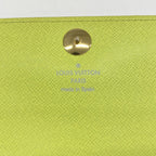 Louis Vuitton Wallet Monogram Multicolor Portefeuille Sarah Noir Pistache — view 4
