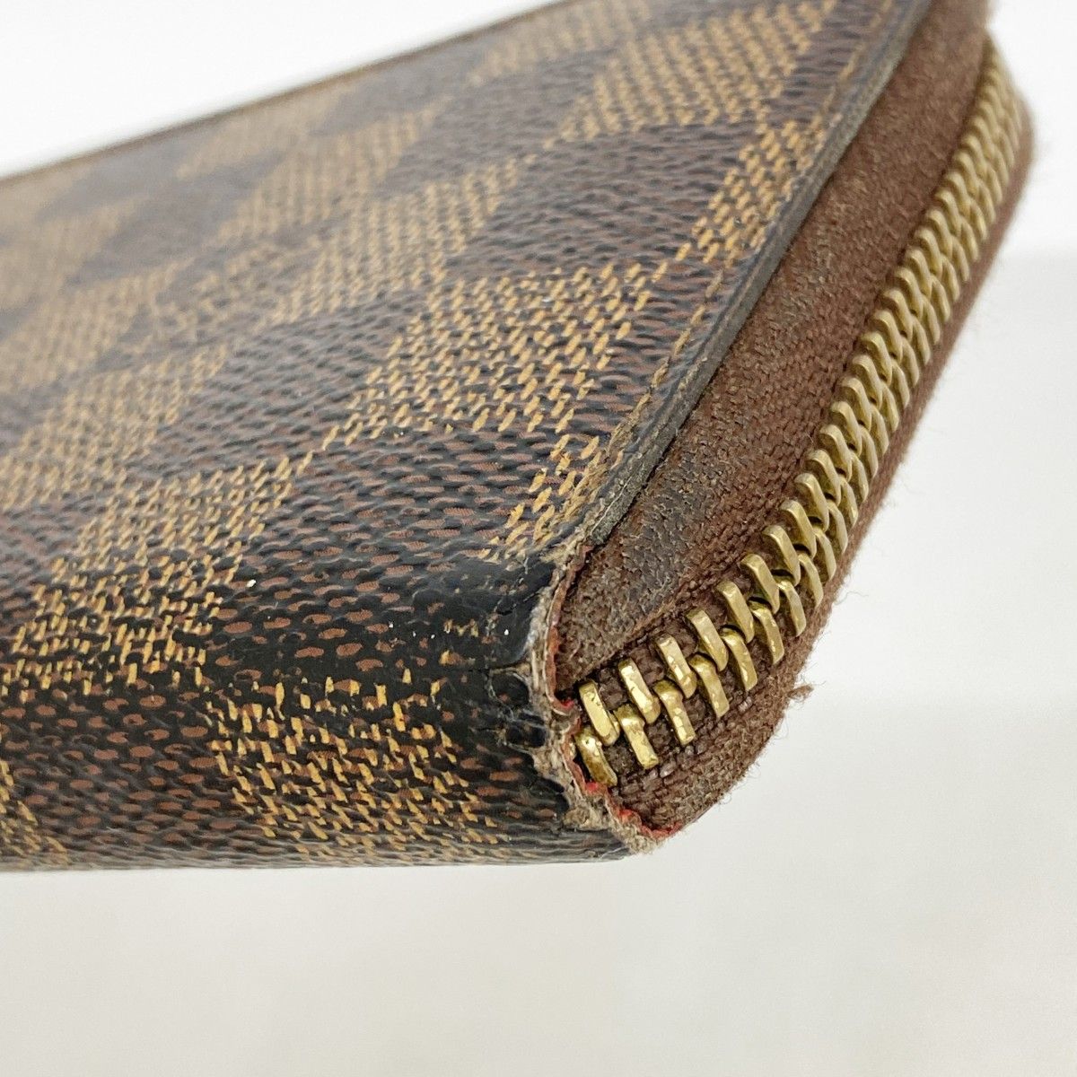Louis Vuitton Wallet Damier Portefeuille Clemence Brown Cerise — view 5