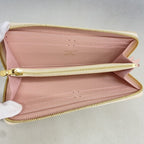 Louis Vuitton Wallet Damier Azur Portefeuille Clemence White Rosevalerine — view 3