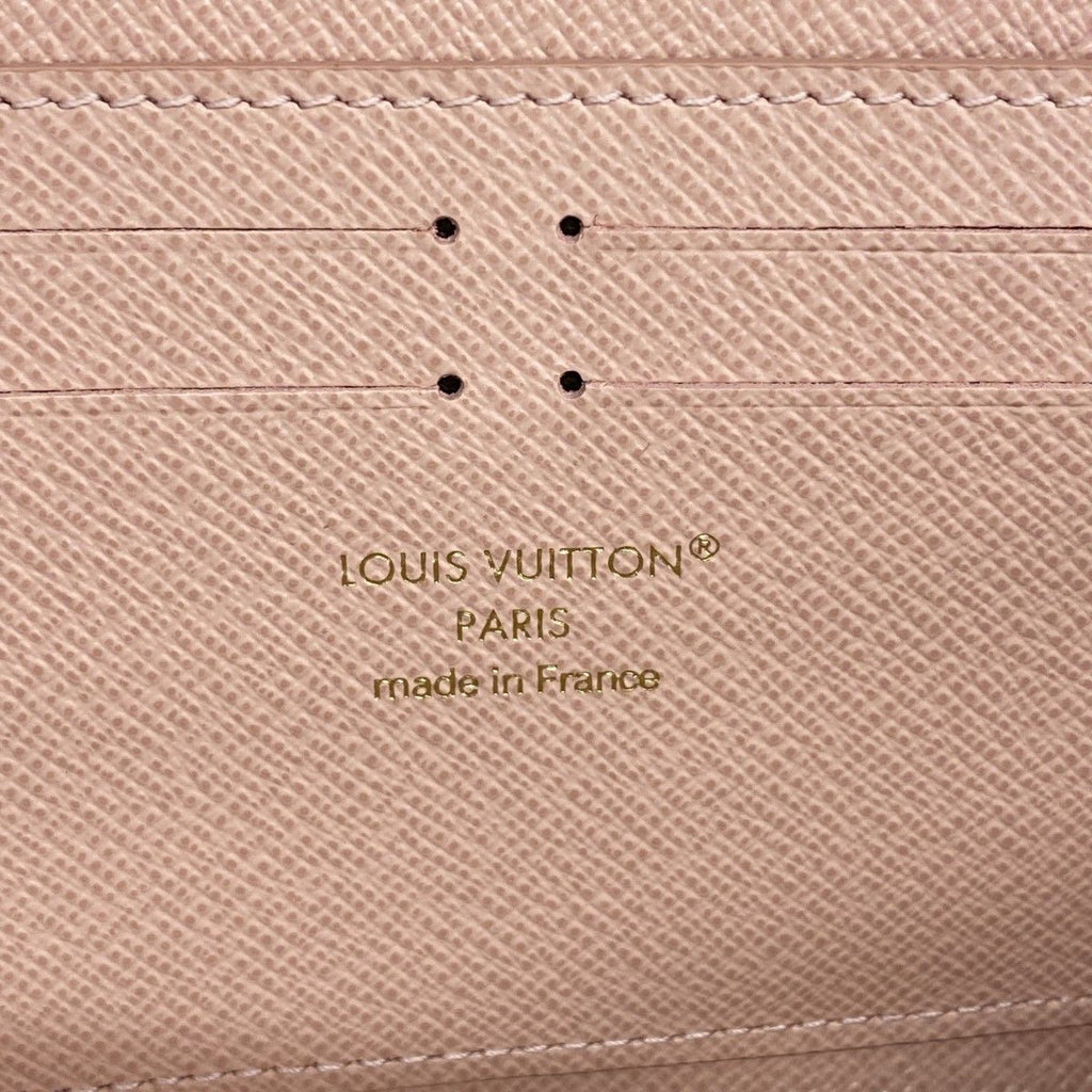 Louis Vuitton Wallet Damier Azur Portefeuille Clemence White Rosevalerine — view 4