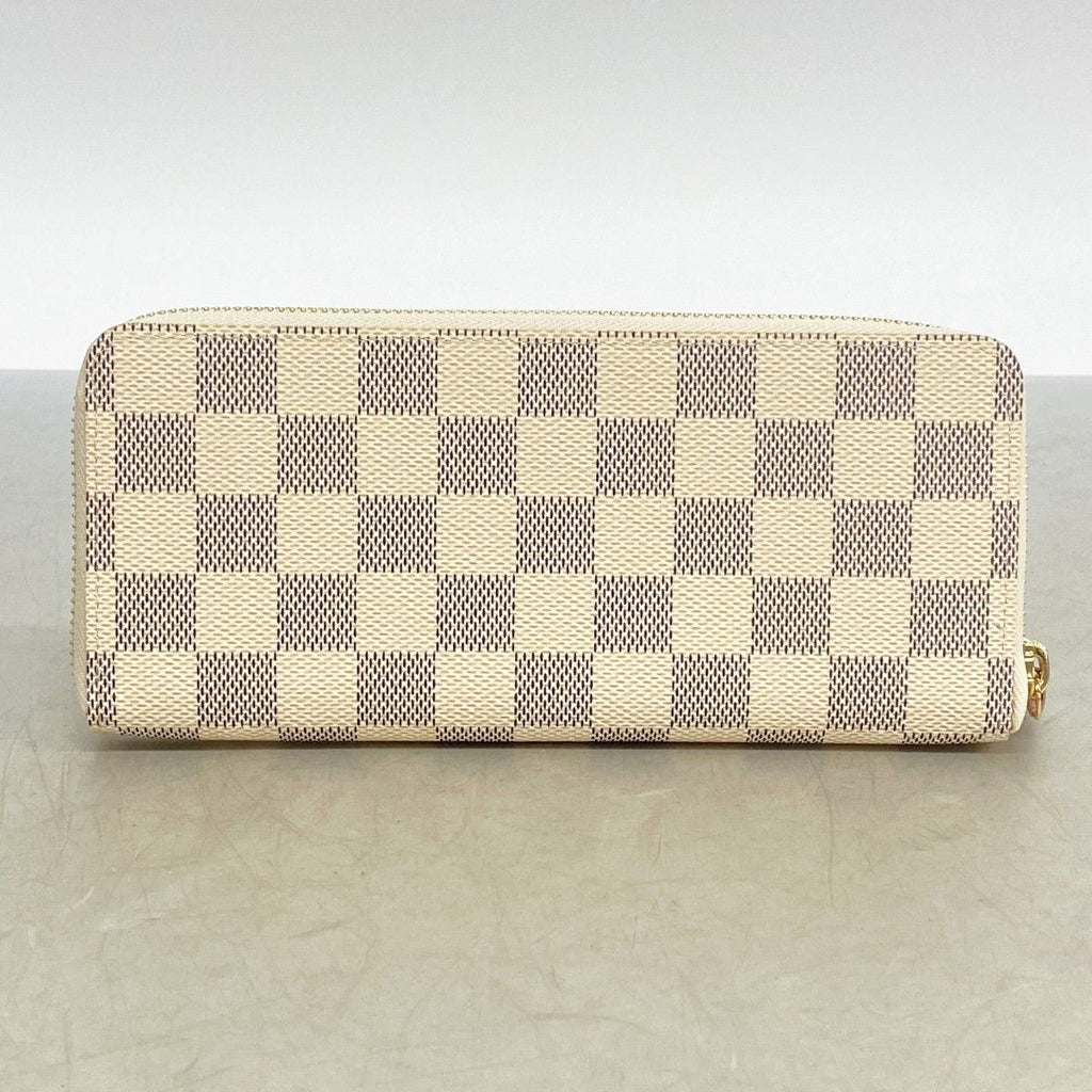 Louis Vuitton Wallet Damier Azur Portefeuille Clemence White Rosevalerine — view 5