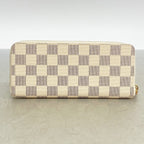 Louis Vuitton Wallet Damier Azur Portefeuille Clemence White Rosevalerine — view 5
