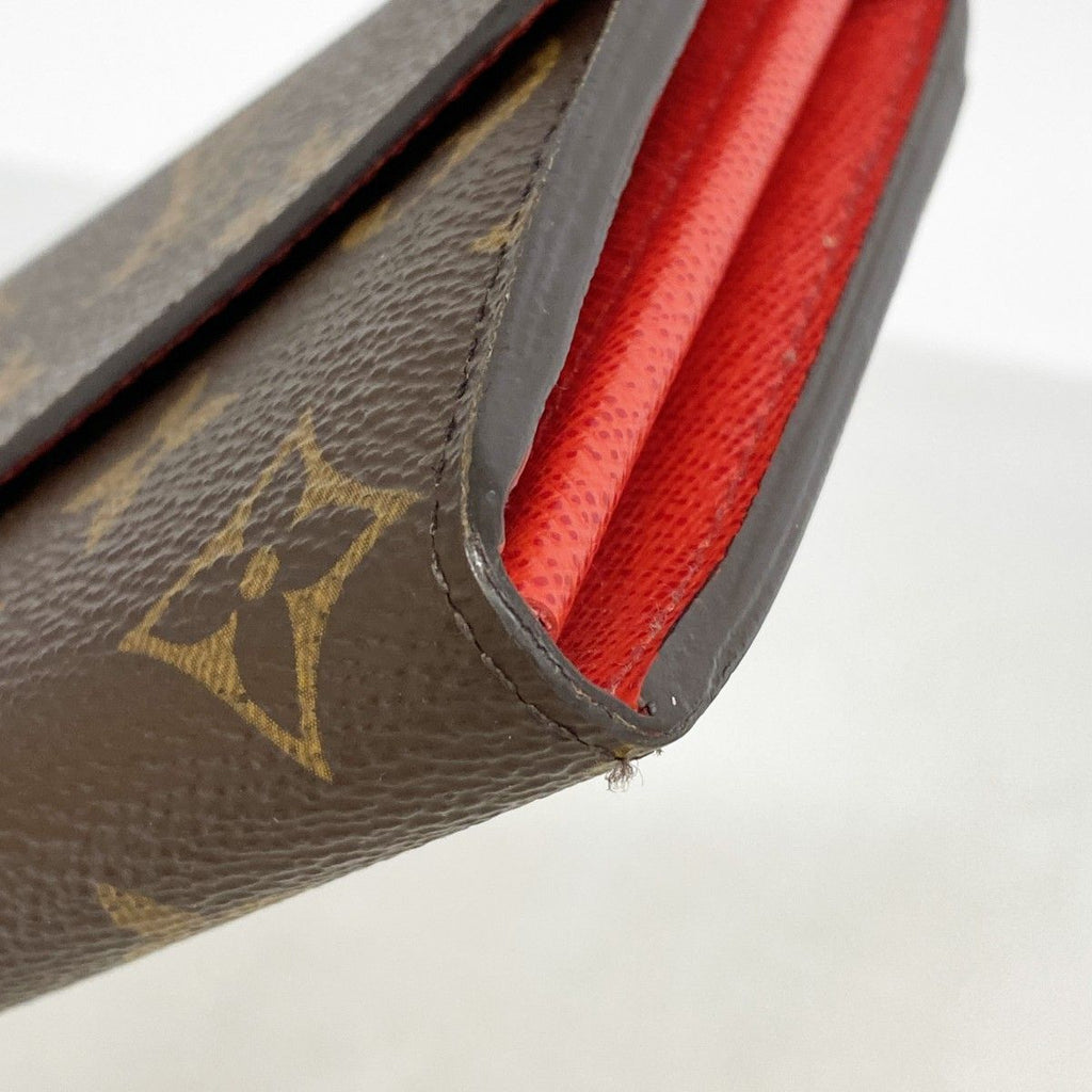 Louis Vuitton Wallet Monogram Portefeuille Sarah Brown Coquelicot — view 6