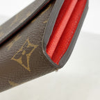 Louis Vuitton Wallet Monogram Portefeuille Sarah Brown Coquelicot — view 6