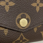 Louis Vuitton Wallet Monogram Portefeuille Sarah Brown Coquelicot — view 7