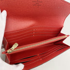 Louis Vuitton Wallet Monogram Portefeuille Sarah Brown Coquelicot — view 3