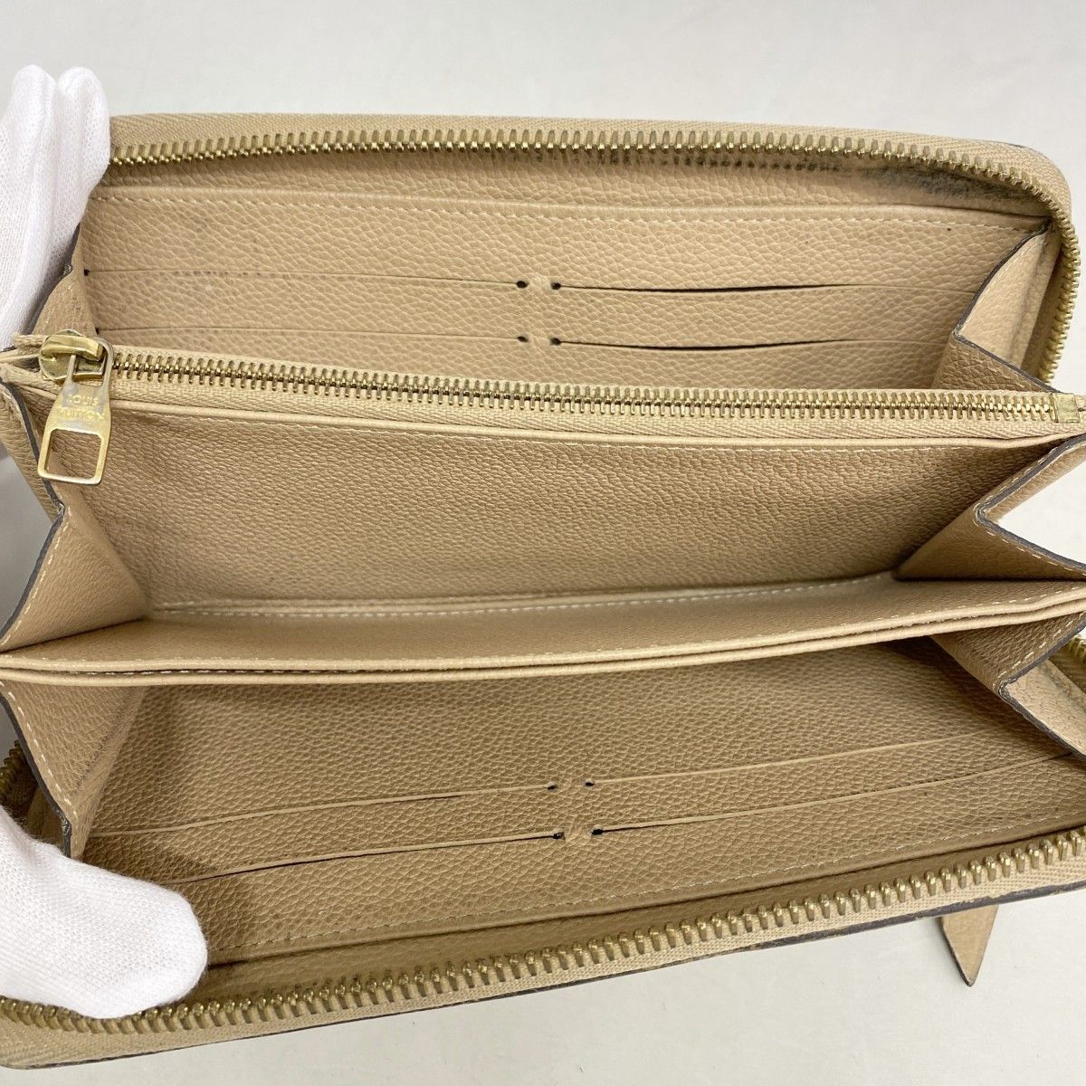 Louis Vuitton Wallet Monogram Empreinte Zippy Dune — view 3