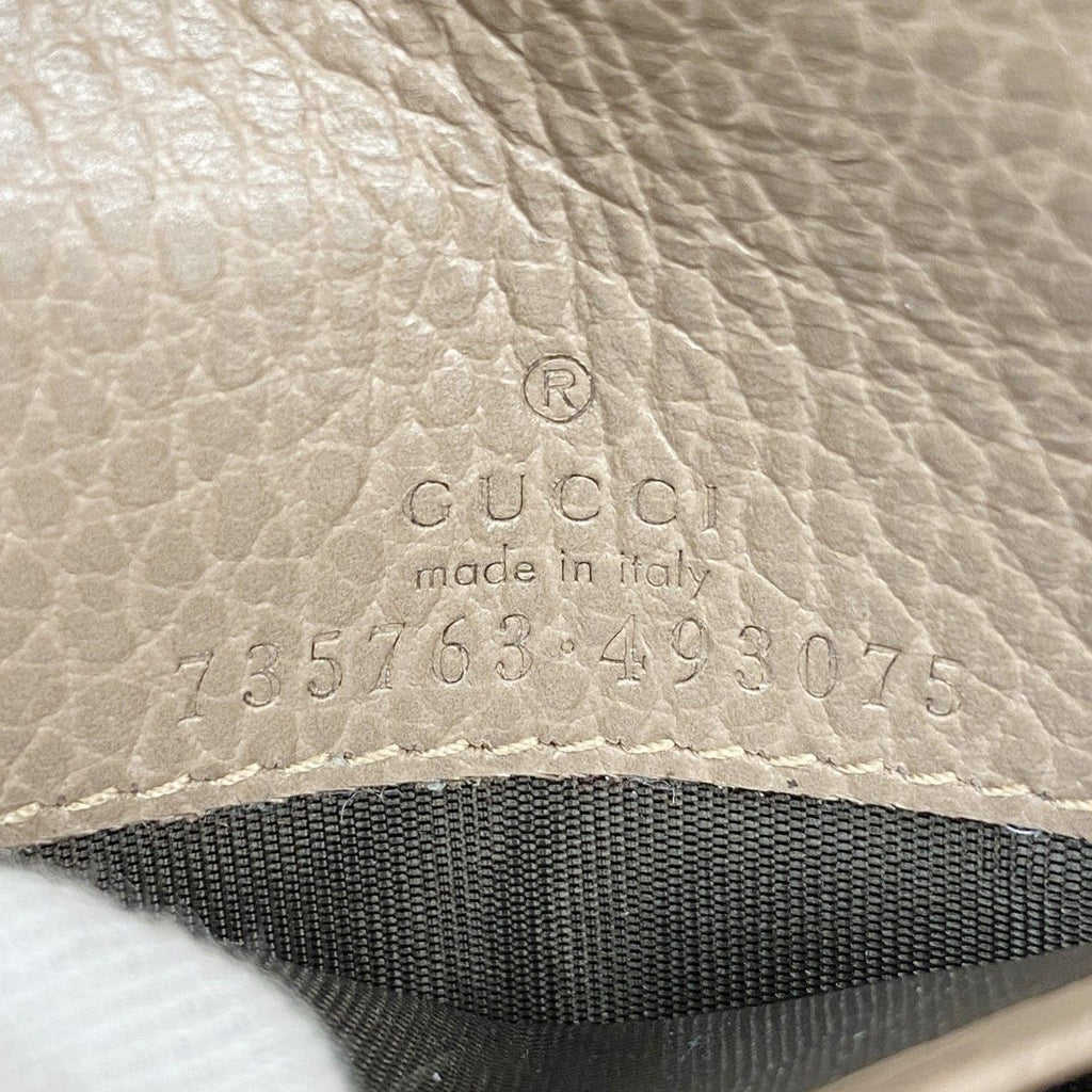 Gucci Wallet GG Marmont Supreme Leather Pink Brown Gold — view 4
