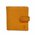Louis Vuitton Wallet Epi Portobier Compact Mandarin
