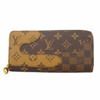 Louis Vuitton Wallet Monogram Landscape Zippy Horizontal Brown Collaboration