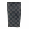 Louis Vuitton Wallet Damier Graphite Portefeuille Brazza Black