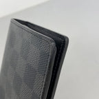 Louis Vuitton Wallet Damier Graphite Portefeuille Brazza Black — view 6