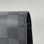 Louis Vuitton Wallet Damier Graphite Portefeuille Brazza Black — view 5