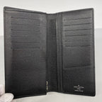 Louis Vuitton Wallet Damier Graphite Portefeuille Brazza Black — view 3