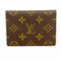 Louis Vuitton Card Case Monogram Porte 2 Cult Vertical Brown