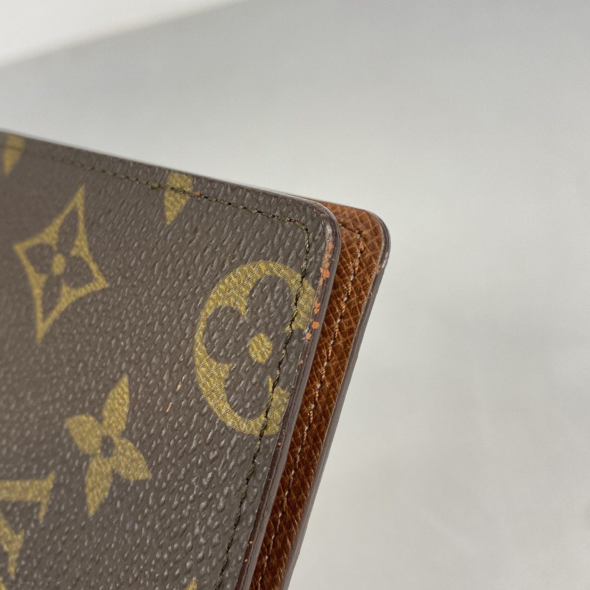 Louis Vuitton Card Case Monogram Porte 2 Cult Vertical Brown — view 6