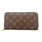 Louis Vuitton Wallet Monogram Zippy Brown Coquelicot