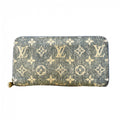 Louis Vuitton Wallet Monogram Jacquard Denim Zippy Blue
