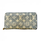 Louis Vuitton Wallet Monogram Jacquard Denim Zippy Blue