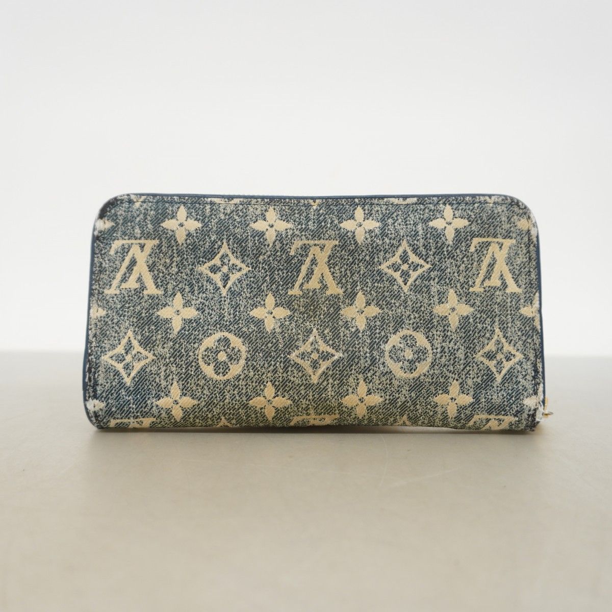 Louis Vuitton Wallet Monogram Jacquard Denim Zippy Blue — view 7