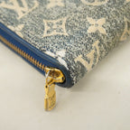 Louis Vuitton Wallet Monogram Jacquard Denim Zippy Blue — view 6