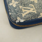 Louis Vuitton Wallet Monogram Jacquard Denim Zippy Blue — view 5