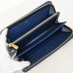 Louis Vuitton Wallet Monogram Jacquard Denim Zippy Blue — view 3