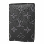 Louis Vuitton Card Case Monogram Eclipse Organizer de Poche Black