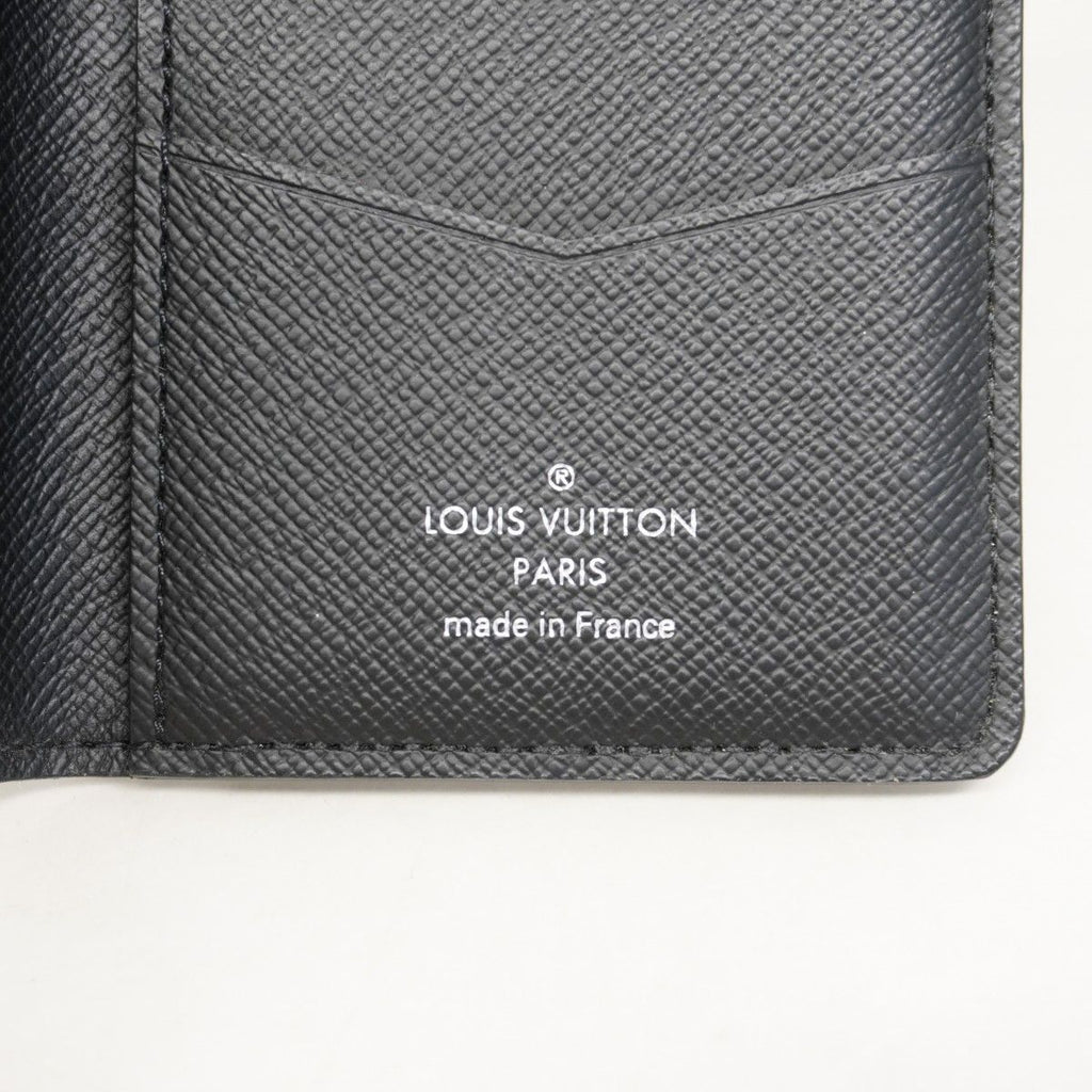 Louis Vuitton Card Case Monogram Eclipse Organizer de Poche Black — view 4