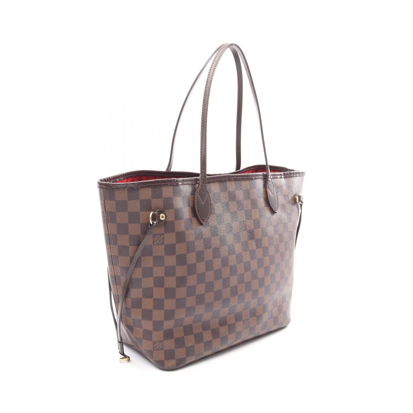 Louis Vuitton Tote Neverfull Damier Ebene Canvas Leather — view 2