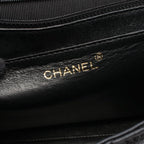Chanel Handbag Quilted Black Caviar Leather Top Handle — view 4