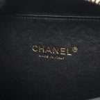 Chanel Shoulder Bag CC Figuri Small Vanity Black Caviar Leather CC Quilted Chain — view 4