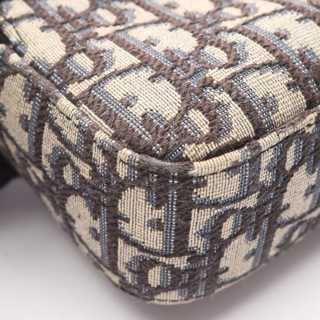 Dior Shoulder Bag Safari Oblique Navy Canvas — view 9