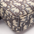 Dior Shoulder Bag Safari Oblique Navy Canvas — view 9