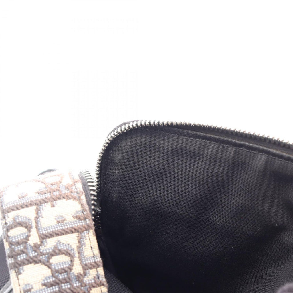 Dior Shoulder Bag Safari Oblique Navy Canvas — view 6
