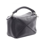 Loewe Handbag Puzzle Bag Mini 2-Way 322 30 Black Leather — view 2