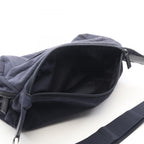Prada Shoulder Bag Re-Nylon Navy Nylon Saffiano Leather Triangle Logo — view 9
