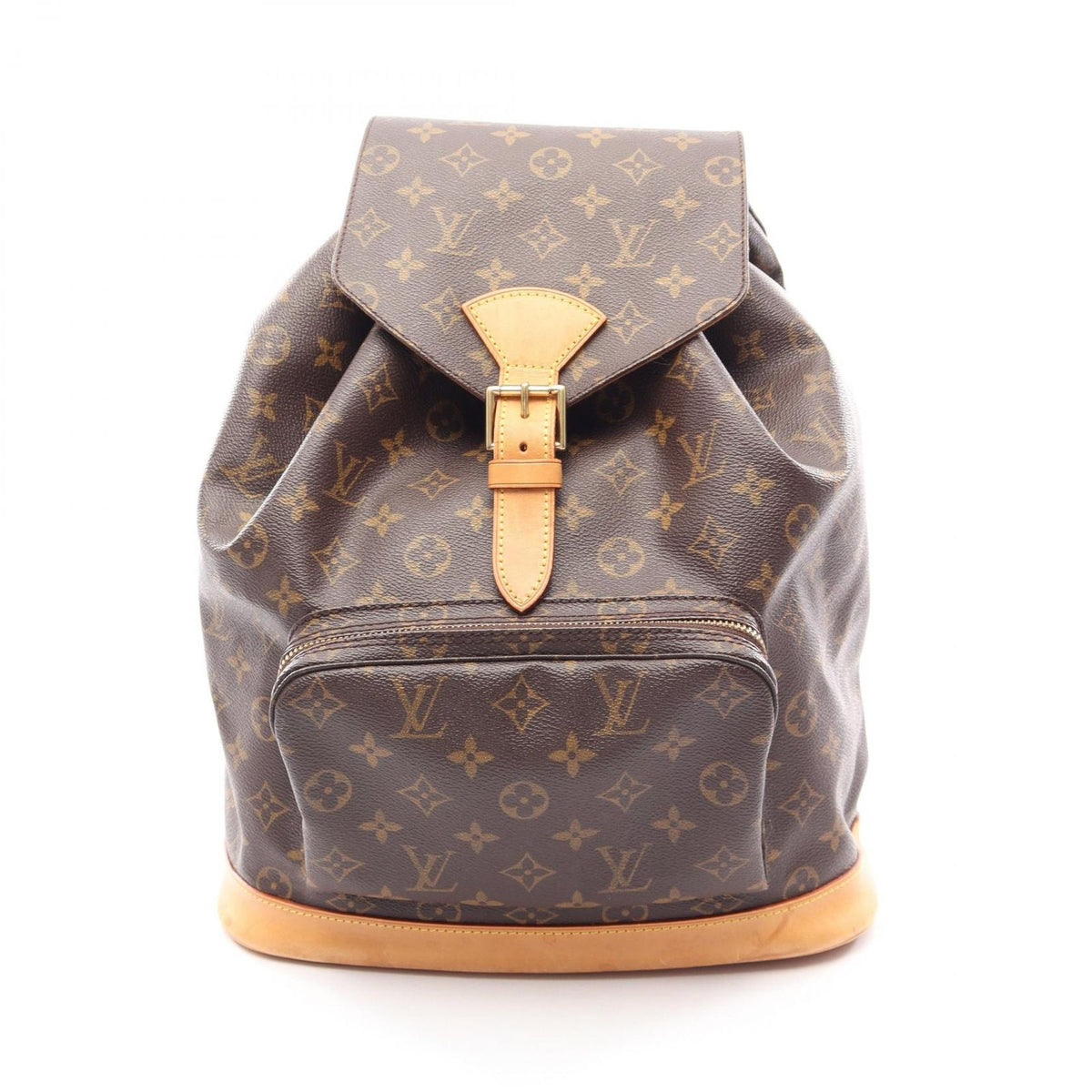 Louis Vuitton Backpack Montsouris GM Monogram Canvas Leather