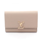 Louis Vuitton Trifold Wallet Portefeuille Capucines Compact Leather