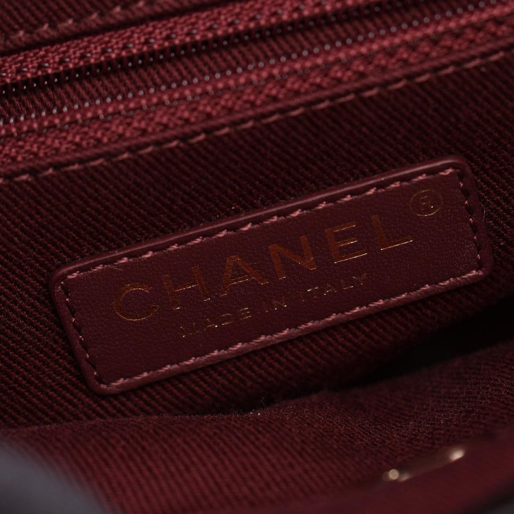Chanel Backpack Stitch Black Lambskin Chez Blanc — view 4
