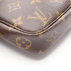 Louis Vuitton Handbag Pochette Canvas Leather — view 6