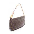 Louis Vuitton Handbag Pochette Canvas Leather — view 2