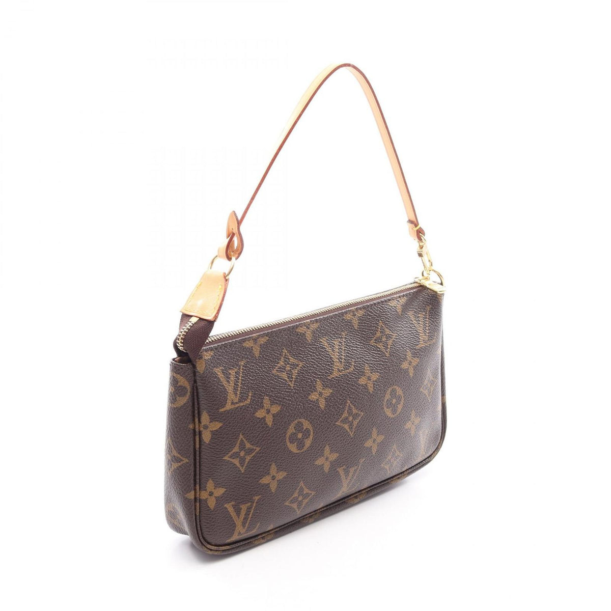 Louis Vuitton Handbag Pochette Canvas Leather — view 2