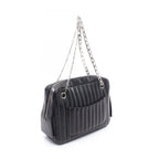 Chanel Shoulder Bag New Mademoiselle Chain Black Lambskin — view 2