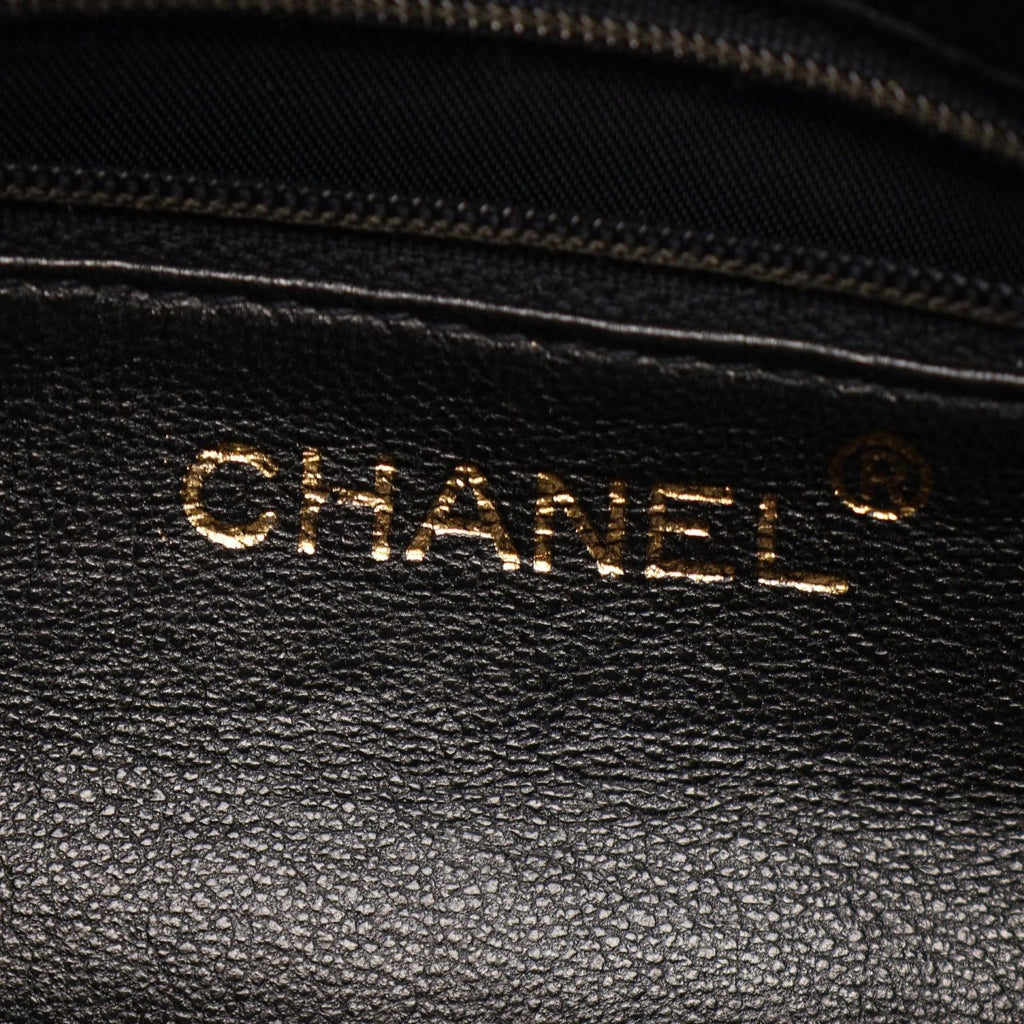 Chanel Shoulder Bag Mademoiselle Tassel Black Lambskin Fringe Mini Chain — view 4