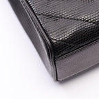 Chanel Shoulder Bag Stitch Mini Black Exotic Cles the — view 6