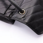 Chanel Shoulder Bag Stitch Mini Black Exotic Cles the — view 7