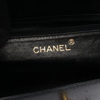 Chanel Handbag Turnlock Black Caviar Leather — view 4