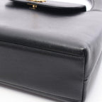 Chanel Handbag Turnlock Black Caviar Leather — view 9