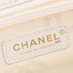 Chanel Handbag Wild Stitch Top Handle White Leather — view 4